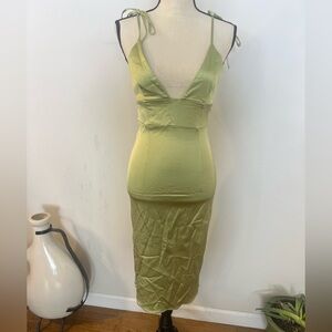 Wilfred Sage Green Backless Dress